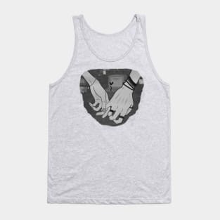 Graveyard Stroll Black&White Tank Top